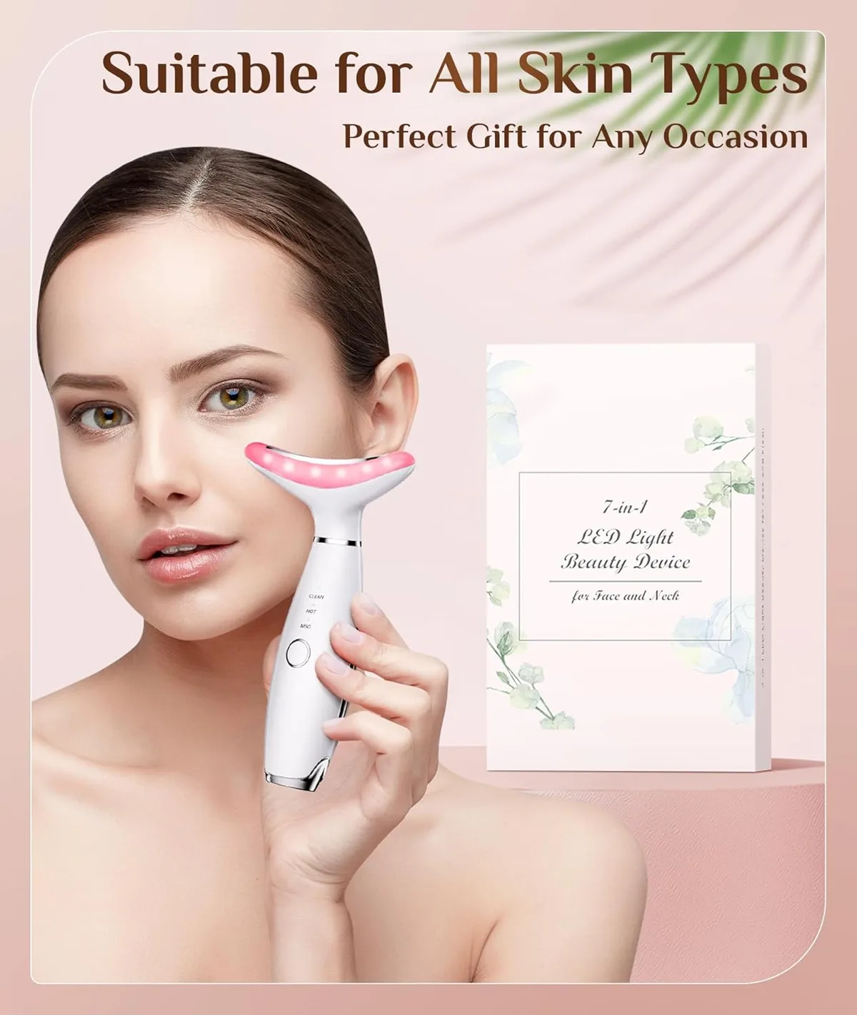 Dopsikn LED face massager with gift box